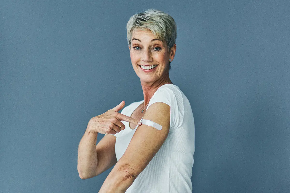 vaccinated-mature-woman